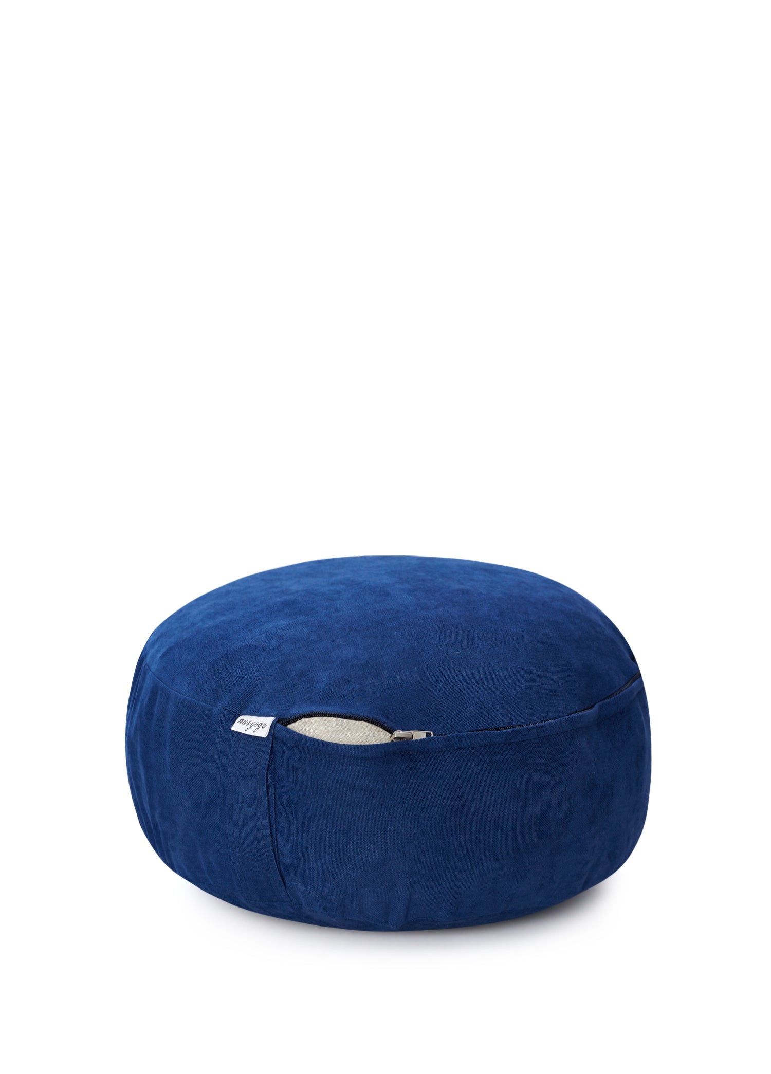Dark Blue Meditation Cushion 40 Cm Diameter
