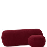 Claret Red Bolster & Meditation Cushion