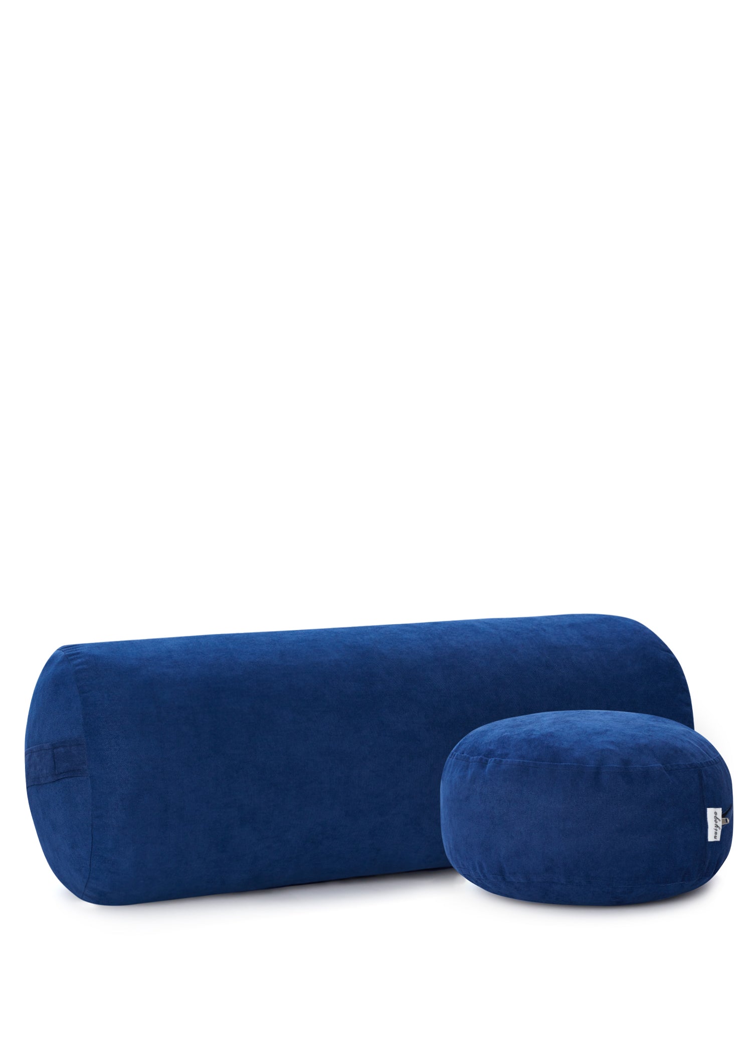 Dark Blue Bolster &amp; Meditation Cushion