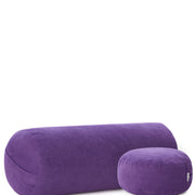 Purple Bolster & Meditation Cushion