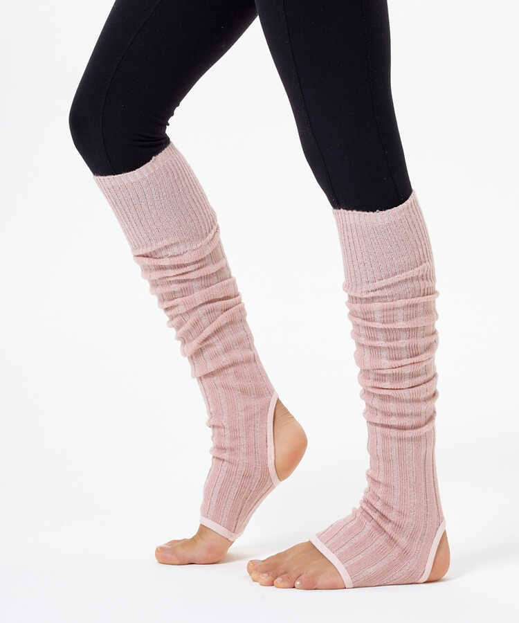 Pink Knee Length Yoga &amp;amp; Pilates Socks