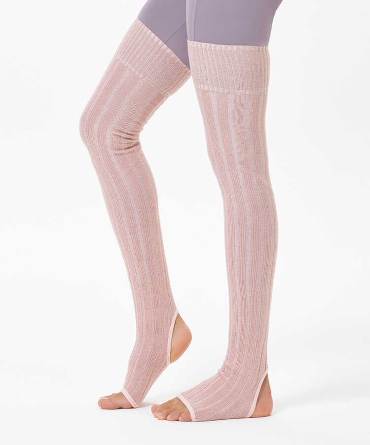 Pink Above Knee Yoga &amp;amp; Pilates Socks