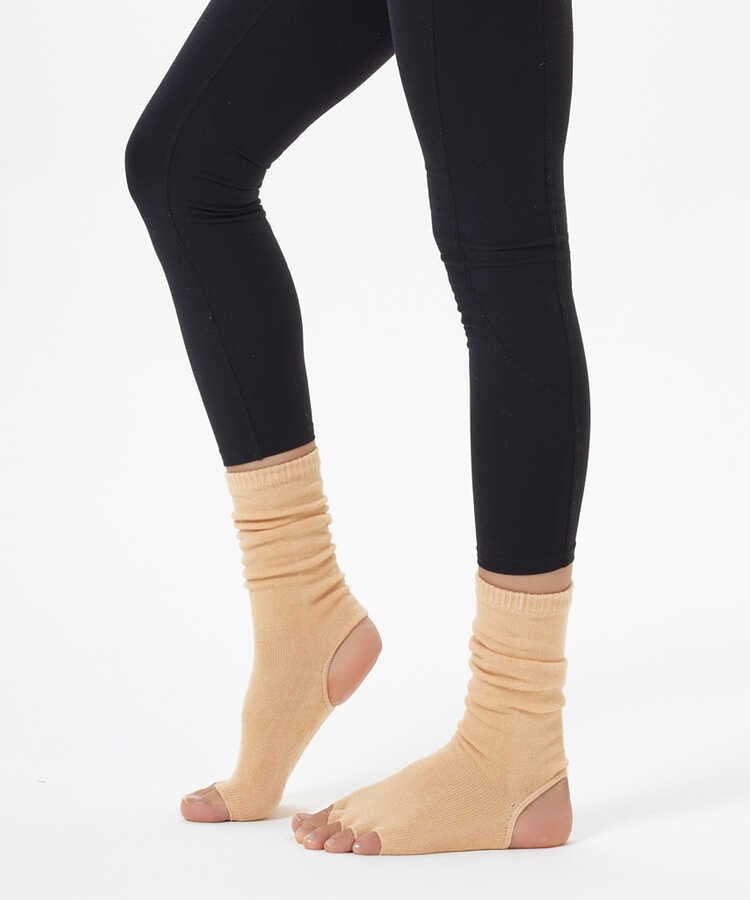 Beige Ankle Yoga &amp;amp; Pilates Socks