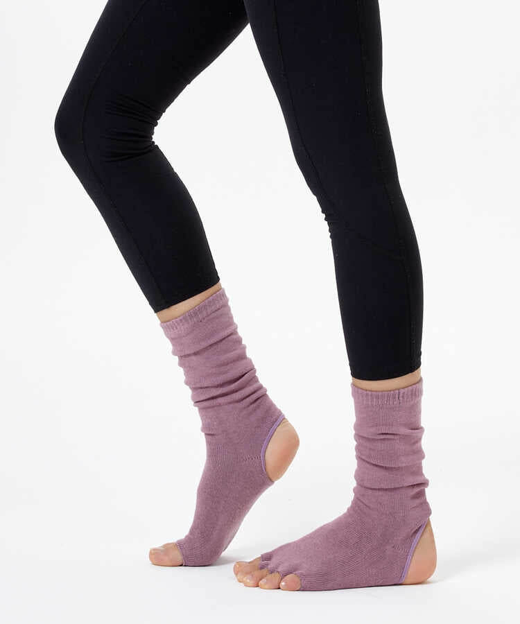Dried Rose Ankle Yoga &amp;amp; Pilates Socks