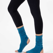 Mavi Bilekli Yoga & Pilates Çorabı