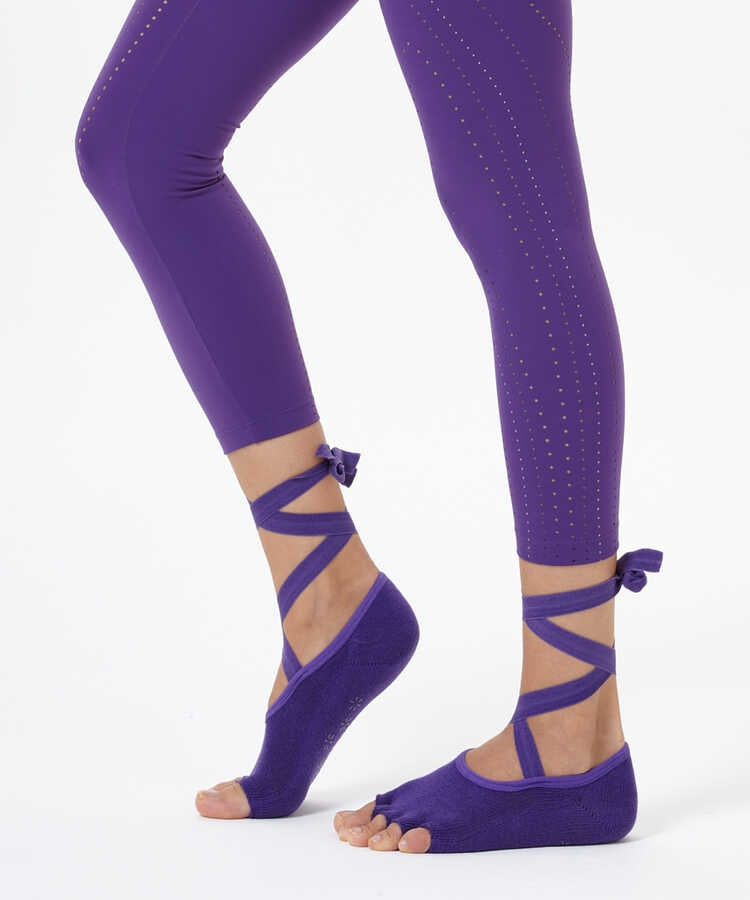 Purple Strap Yoga &amp;amp; Pilates Socks