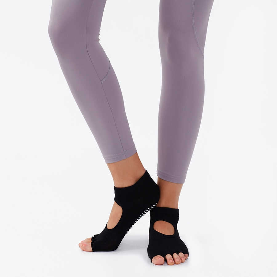 Siyah Yoga &amp; Pilates Çorabı
