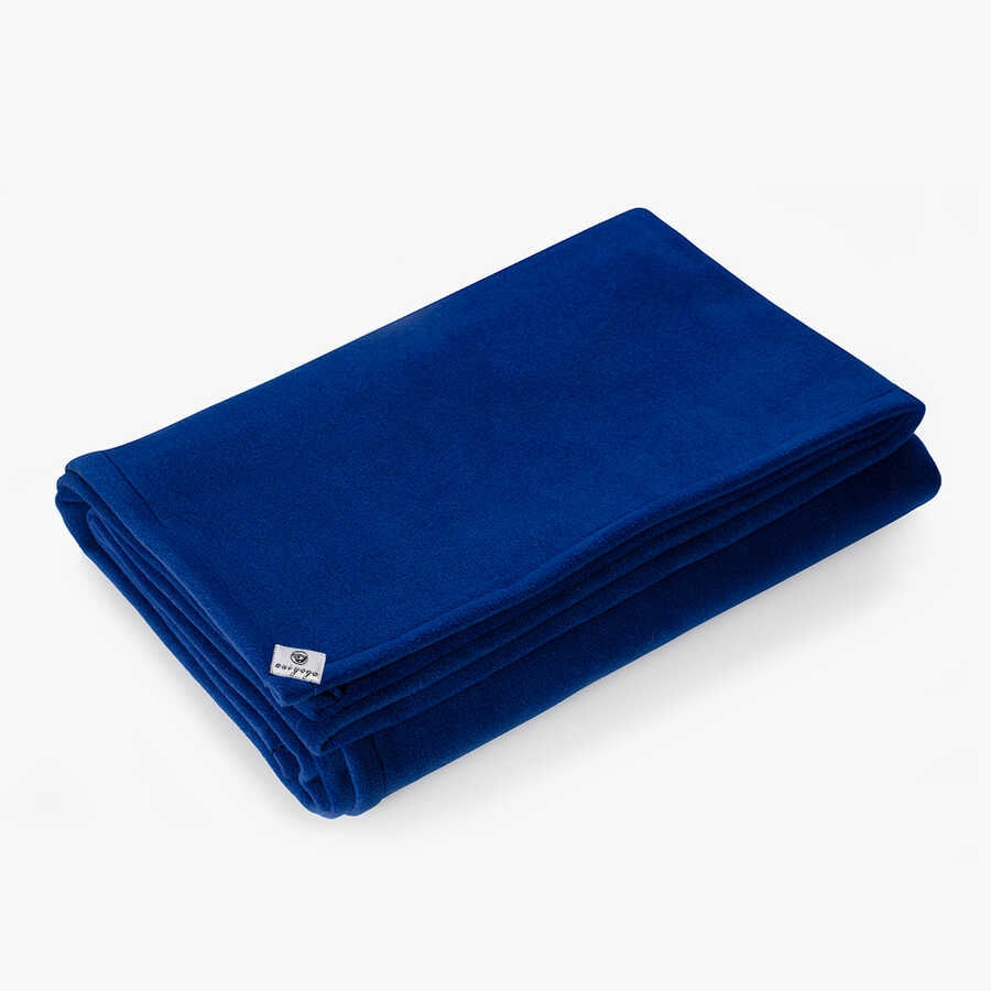 Navy Blue Yoga Blanket