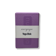 Mor - Pembe  Çizgili Sert Yoga Blok