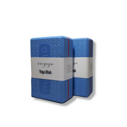 2 Pack Blue Rigid Yoga Block