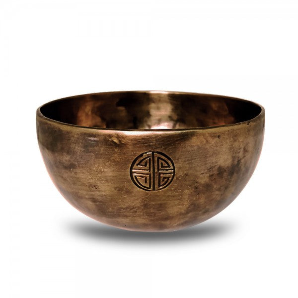 Handmade Full Moon Tibetan Bowl 19 Cm